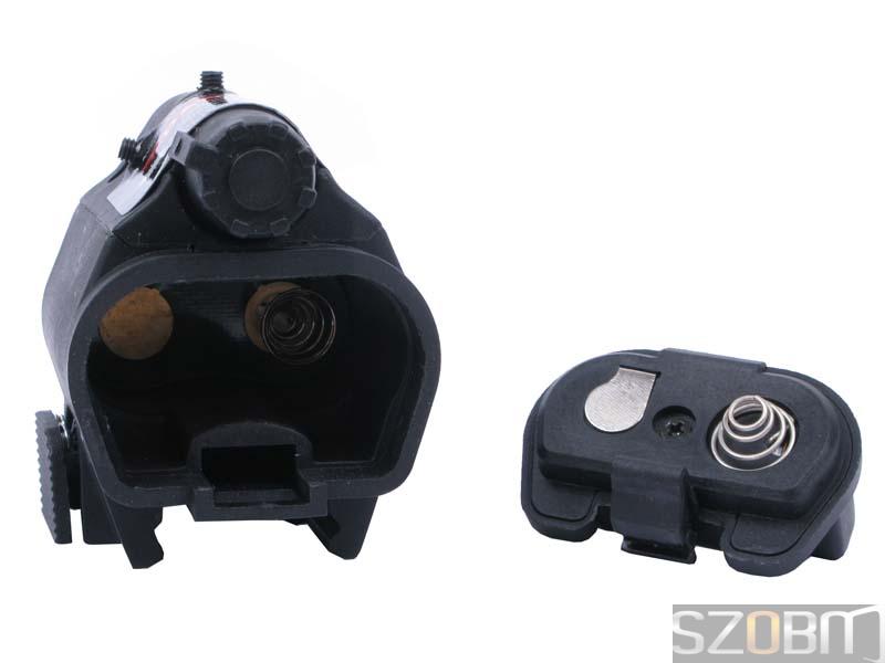 Tactical CREE Q3 LED Flashlight & Red Laser Sight (ZY-S)