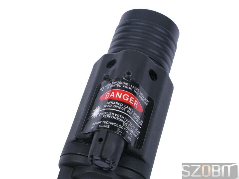 Tactical CREE Q3 LED Flashlight & Red Laser Sight (ZY-S)