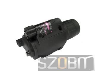 Tactical CREE Q3 LED Flashlight & Red Laser Sight