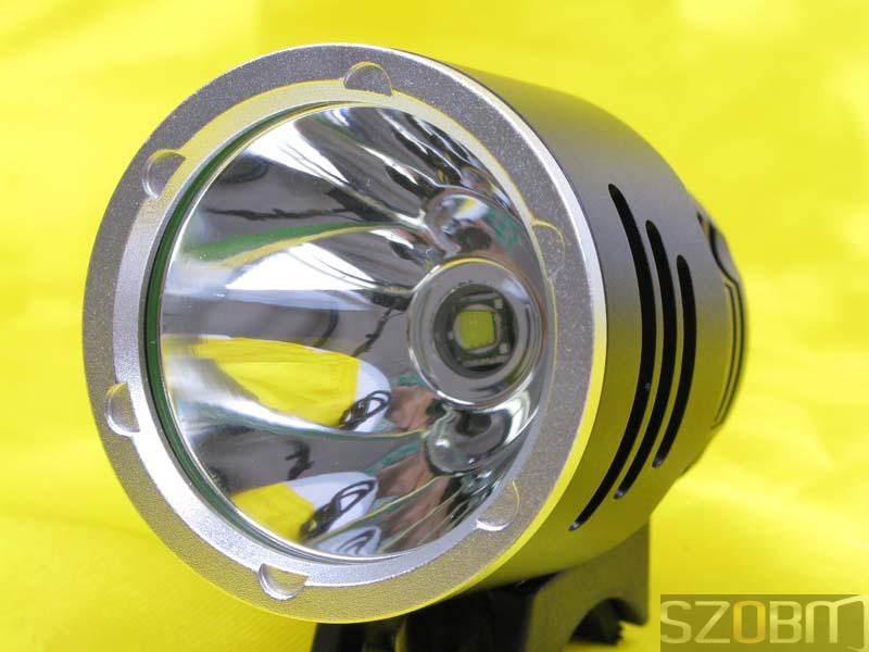 T6 Smooth Crown Water Resistant XML-T6 3-Mode White LED Bike Lig