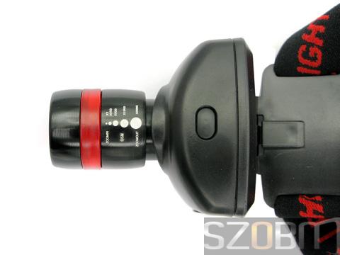 SZOBM ZY-T200L CREE Q5 LED 5 Modes Aluminum Flashlight (titanium