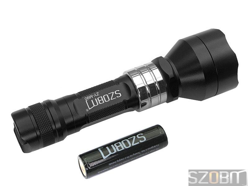 SZOBM ZY-M90 SSC P7 LED 5-mode Aluminium Flashlight