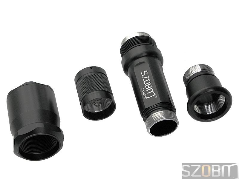SZOBM ZY-M80 SSC P7 LED 5-mode Aluminium Flashlight