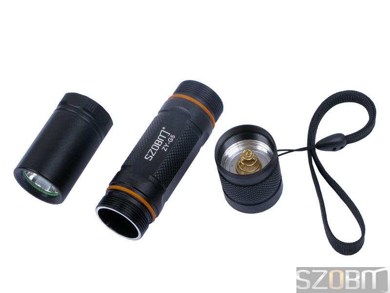 SZOBM ZY-G5 CREE XP-G R5 LED 5-Mode Aluminum Flashlight