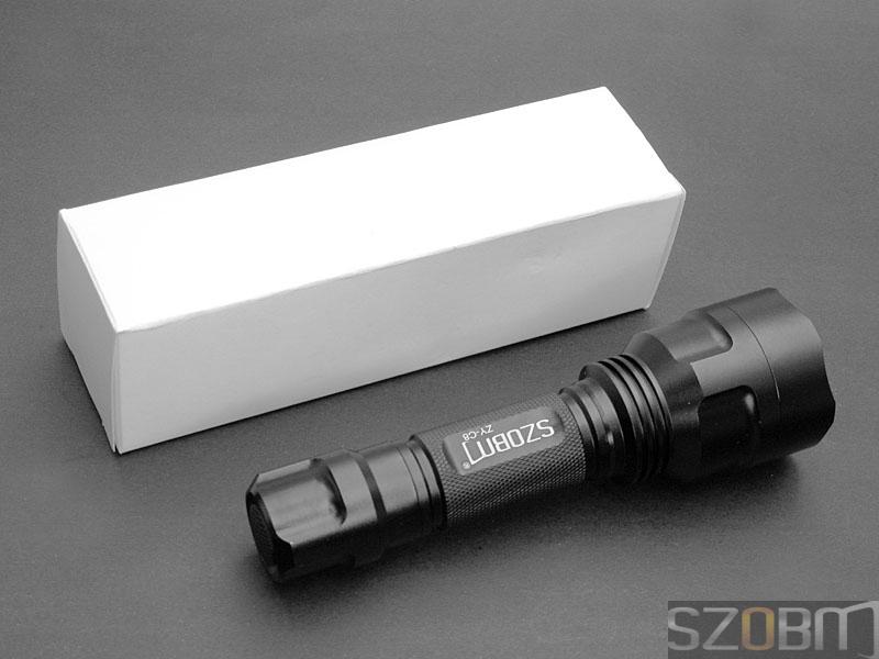 SZOBM ZY-C8 CREE R5 LED 5-mode Aluminium Flashlight