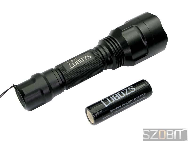 SZOBM ZY-850L Luminus SST-50 LED 5-Mode Aluminum Flashlight