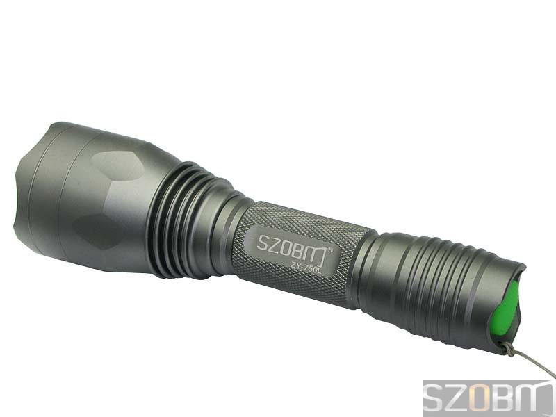SZOBM ZY-750L SSC P7 LED Aluminum Flashlight