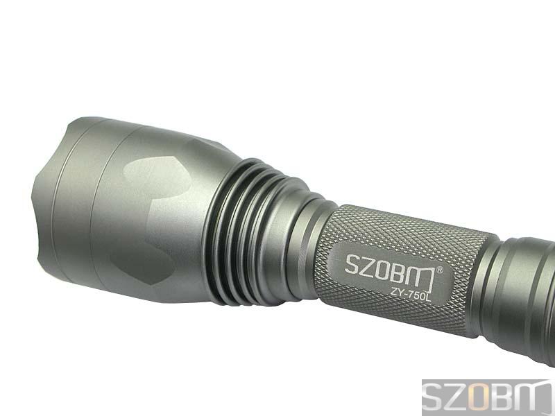 SZOBM ZY-750L SSC P7 LED Aluminum Flashlight