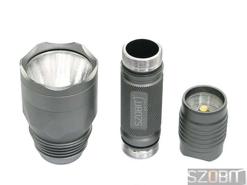 SZOBM ZY-750L SSC P7 LED Aluminum Flashlight