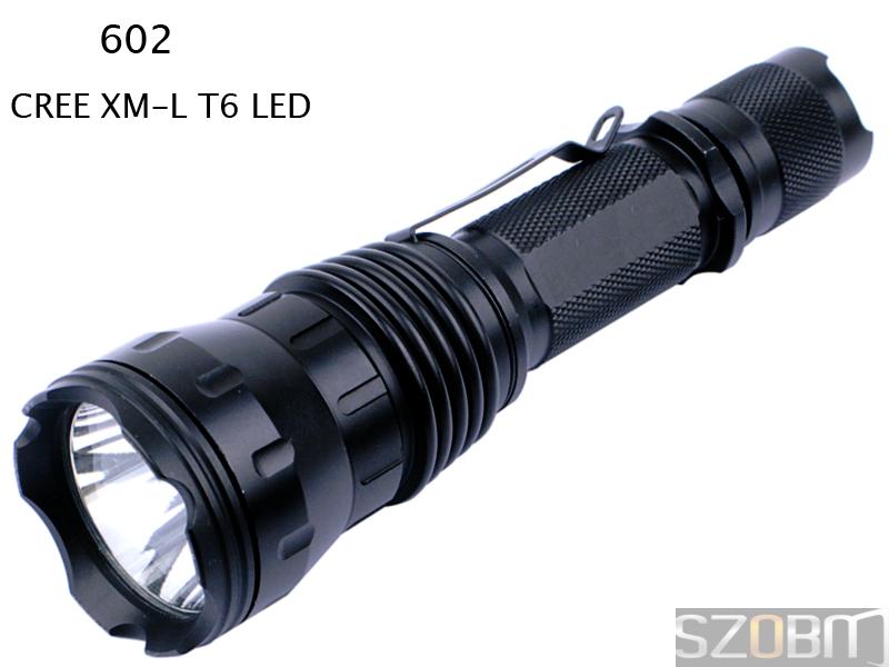 SZOBM ZY-602 Cree XM-L T6 LED 5-Mode Flashlight Torch
