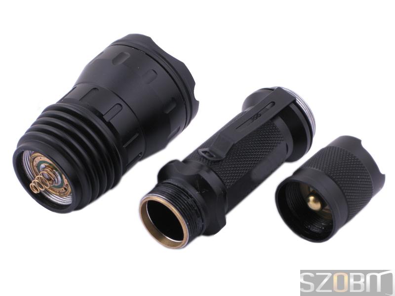 SZOBM ZY-602 Cree XM-L T6 LED 5-Mode Flashlight Torch