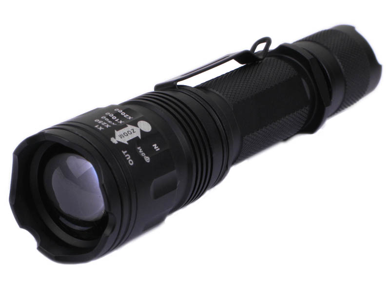 SZOBM ZY-601A CREE XM-L T6 5 Modes Zoom Focus LED Flashlight Tor