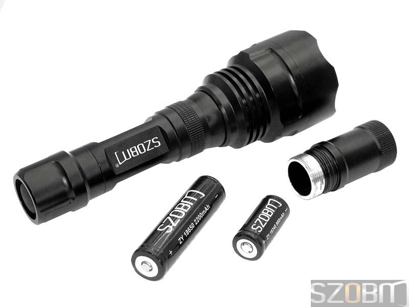 SZOBM ZY-500L CREE Q5 LED Aluminum High Light Flashlight