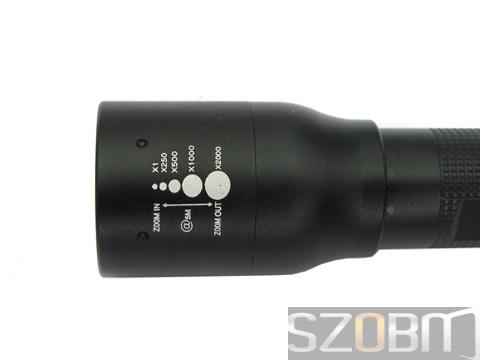 SZOBM ZY-1800L 5 X CREE Q5 LED 5 Modes Aluminum Torch