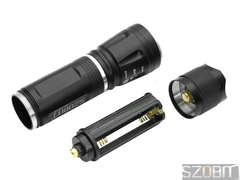 SZOBM 007 Tactical 7x CREE XM-L T6 LED 5-Mode Flashlight Torch