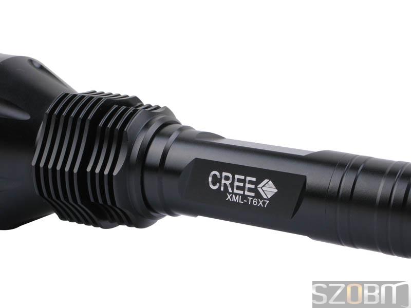 SZOBM 007 Tactical 7x CREE XM-L T6 LED 5-Mode Flashlight Torch