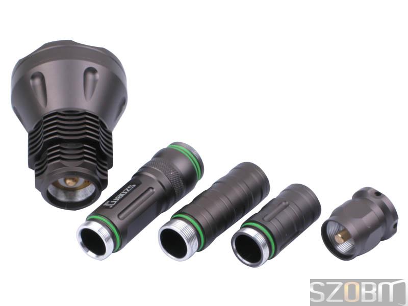 SZOBM 006 6x CREE XM-L T6 LED 5-Mode Memory Flashlight