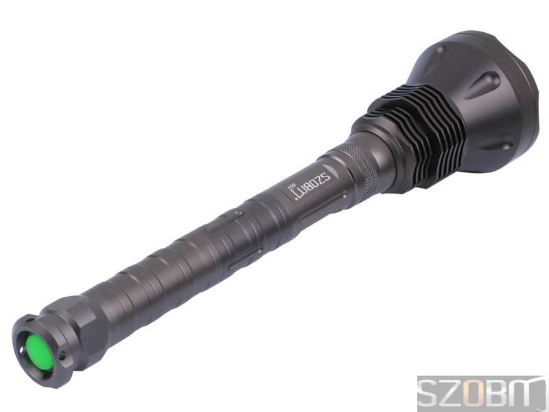 SZOBM 004 Tactical 4x CREE XM-L T6 LED 5-Mode Flashlight-Titaniu