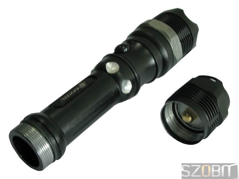 Rechargeable Power Style Cree Q3 LED Focus Flashlight