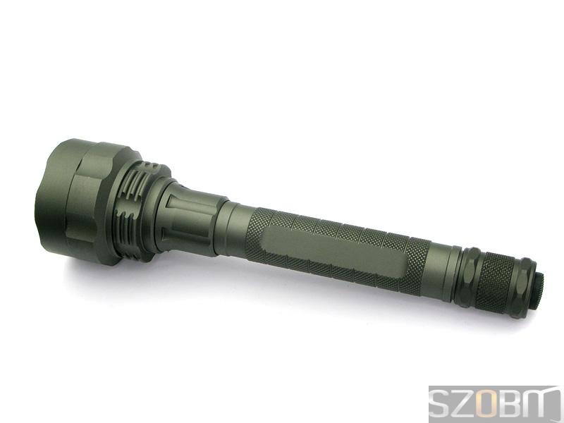 Rechargeable CREE 3xQ5 LED aluminum flashlight