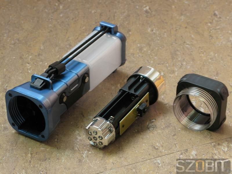 Multi-functional 10 LED Camping Lantern with flashlight