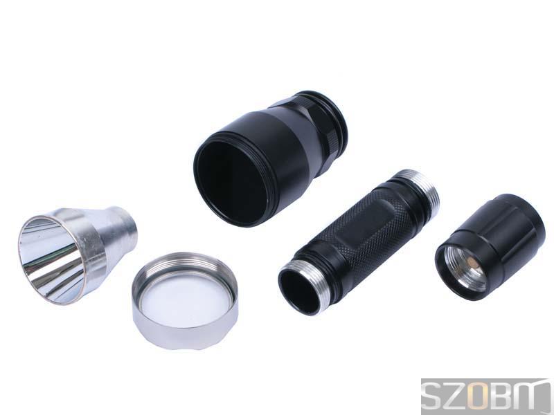 High Power CREE XM-L T6 LED Flashlight with Steel Head