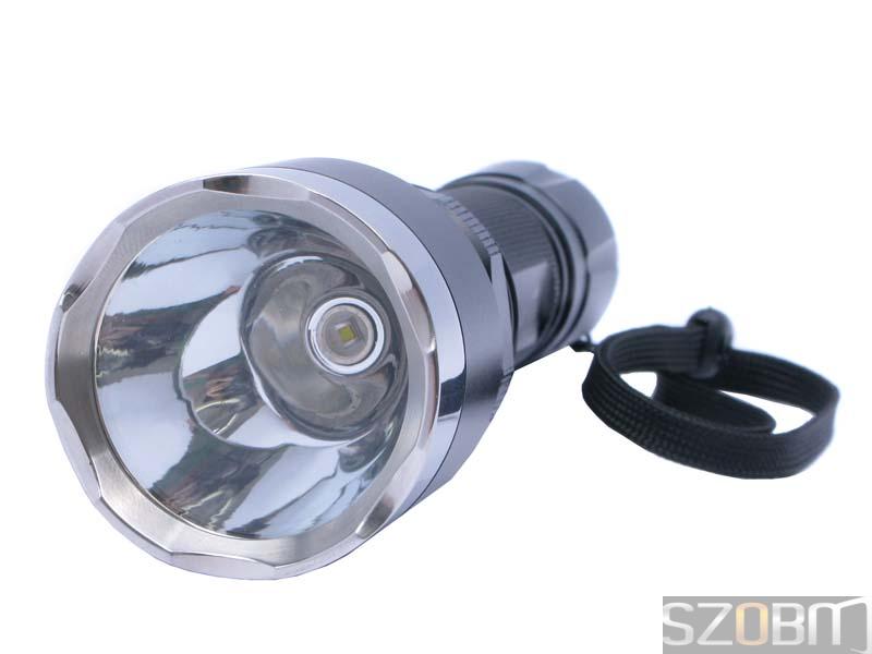 High Power CREE Q5 LED Flashlight with Steel Head