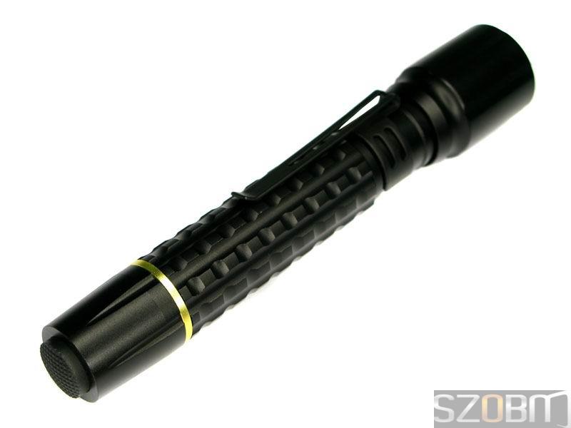 High Power CREE Q5 LED Aluminum Flashlight with Clip