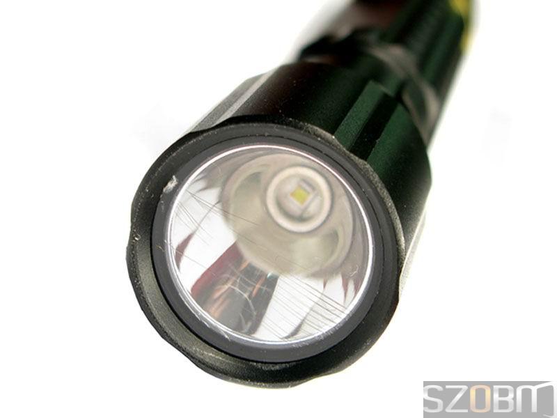 High Power CREE Q5 LED Aluminum Flashlight with Clip