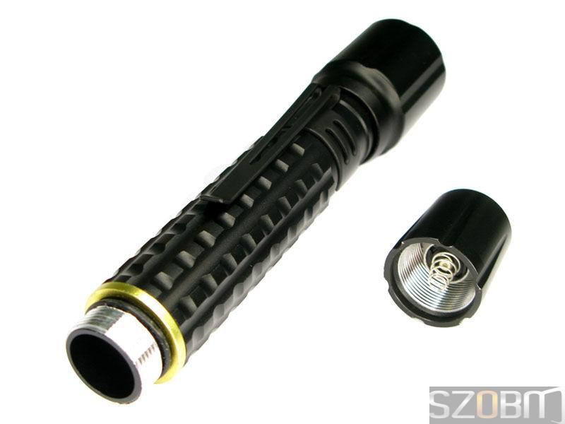 High Power CREE Q5 LED Aluminum Flashlight with Clip