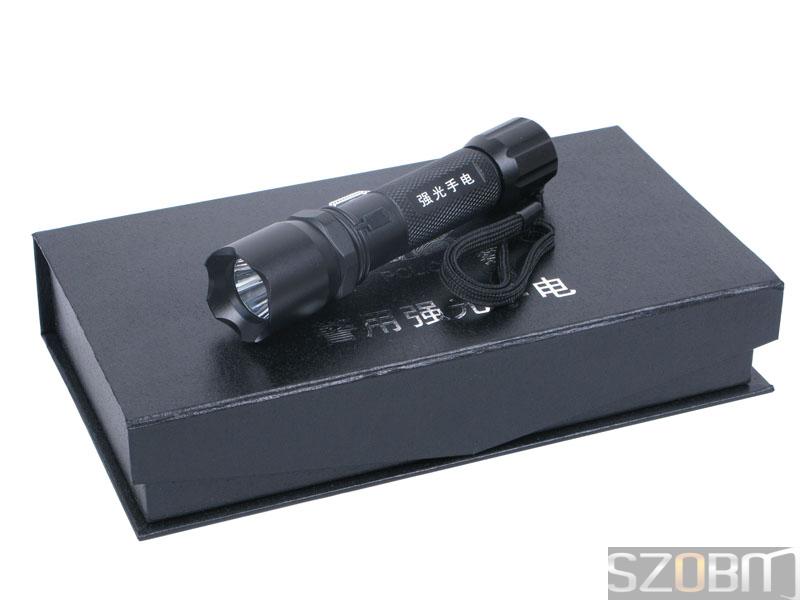 High Power CREE Q3 LED Rechargeable Flashlight for Police Use