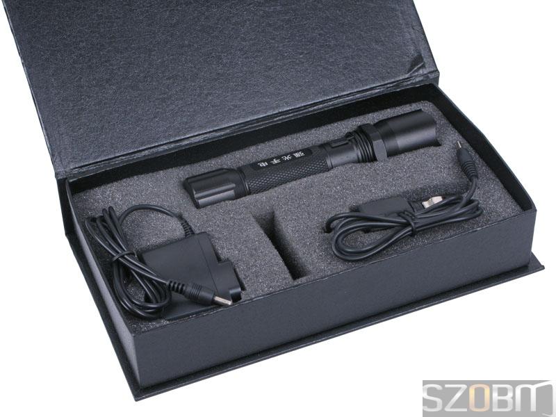 High Power CREE Q3 LED Rechargeable Flashlight for Police Use