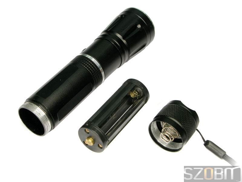 High Power CREE Q3 LED 3-Mode Zoom Flashlight Torch