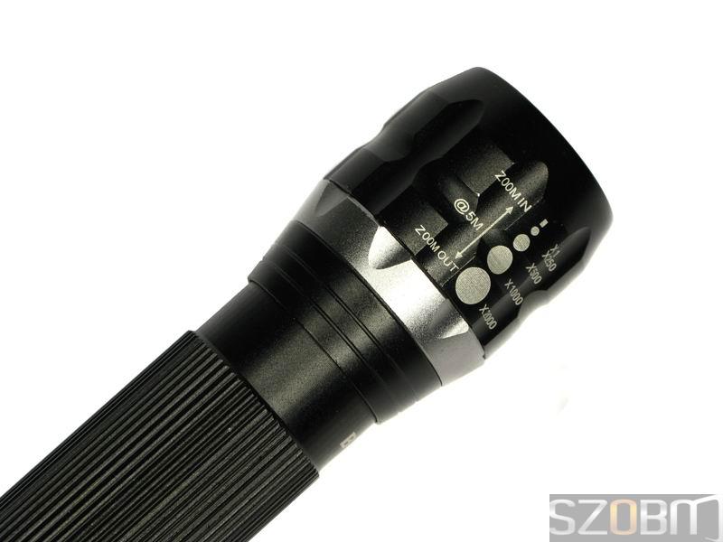 Focus Control Cree Q3 LED Flashlight 3 Mode