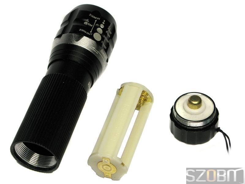 Focus Control Cree Q3 LED Flashlight 3 Mode