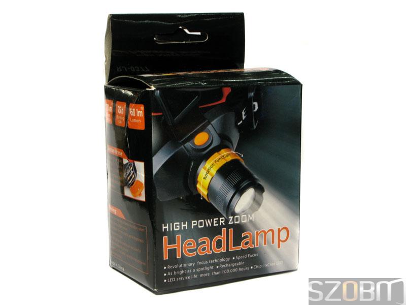 CREE Q3 LED High Power Zoom Headlamp 160LM