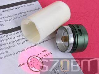 CREE LED 3W 180 LM Waterproof Power Style Focus Flashlight