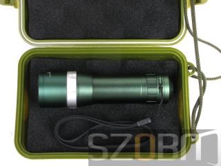 CREE LED 3W 180 LM Waterproof Power Style Focus Flashlight