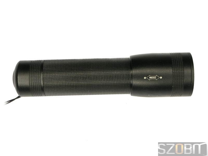 Aluminum CREE Q3 LED 3 Mode Zoom Flashlight