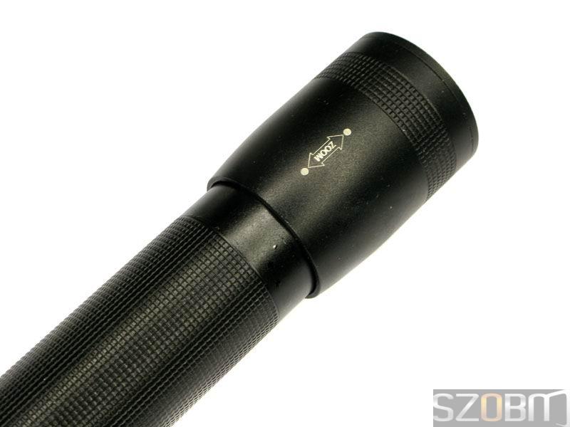 Aluminum CREE Q3 LED 3 Mode Zoom Flashlight
