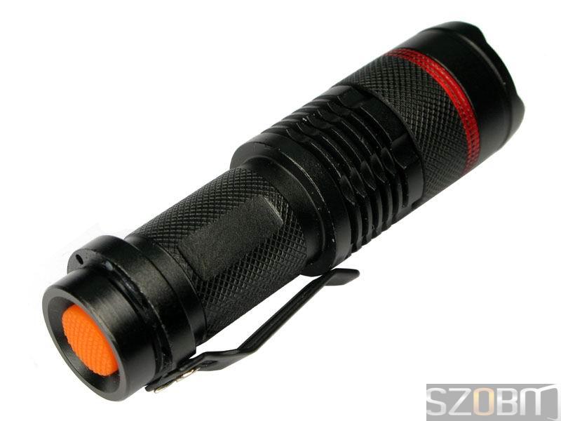 Aluminum CREE Q3 3 Mode Zoom Flashlight Torch