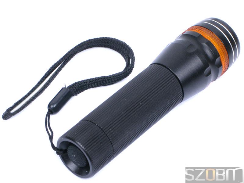 Aluminum 3W LED 1*AA 3-Mode Focus Flashlight