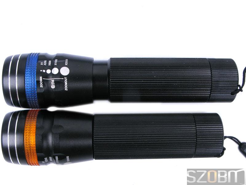 Aluminum 3W LED 1*AA 3-Mode Focus Flashlight