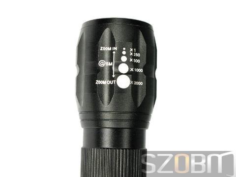 Aluminum 3-Mode Zooming CREE Q3 LED Flashlights