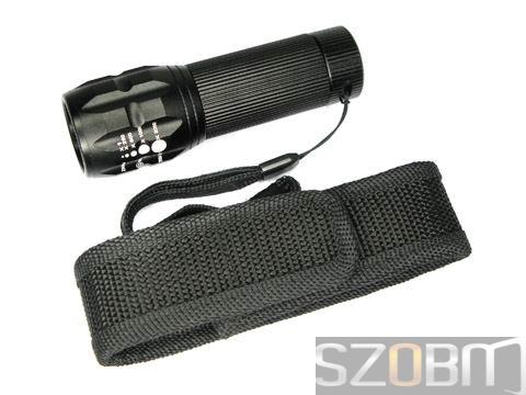 Aluminum 3-Mode Zooming CREE Q3 LED Flashlights