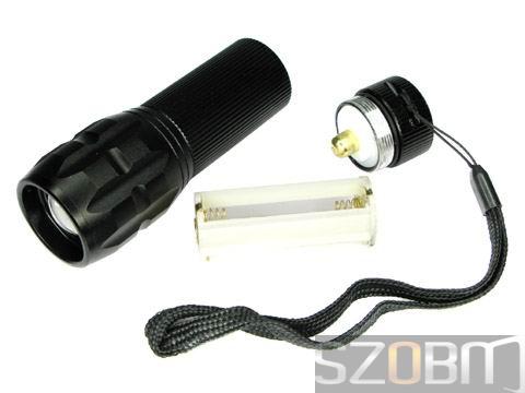 Aluminum 3-Mode Zooming CREE Q3 LED Flashlights