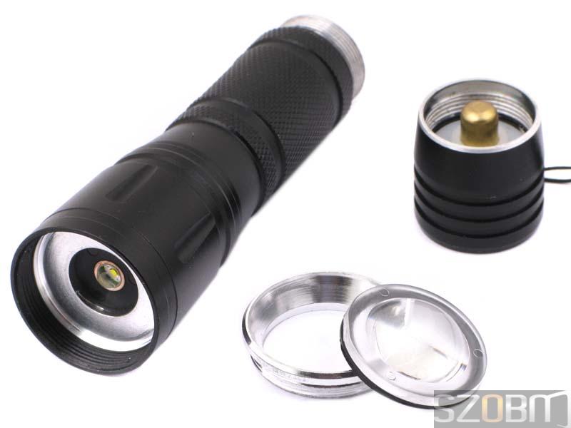 Adjustable Focus CREE Q5 LED Flashlight