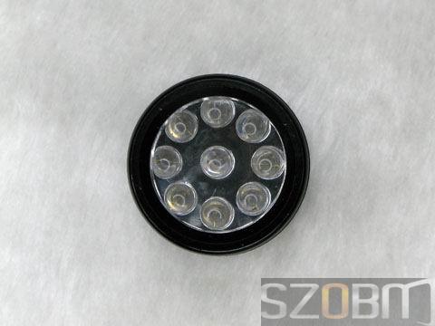9LED UV Light 395-400nm LED Flashlight