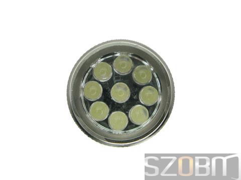 9LED aluminum Flashlight