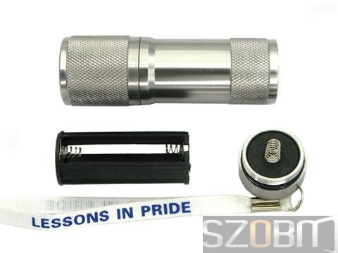 9LED aluminum Flashlight